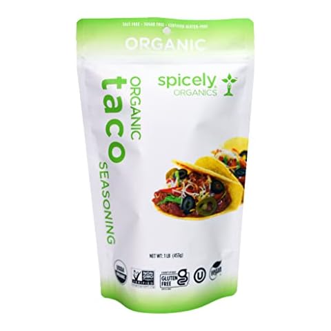Spicely Organic Taco Seasoning 1 Lb Bag Certified Gluten Free Cover