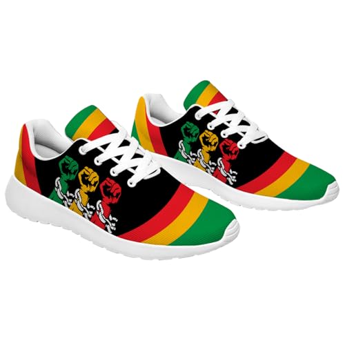 Women's Men's Juneteenth Shoes Running Tennis Shoes African Sneakers Gifts for Mom Dad4