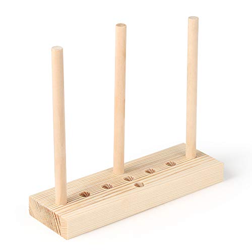 Ackitry Bow Maker for Ribbon, Wooden Wreath Bow Maker Tool for Creating Gift Bows, Party Decorations, Hair Bows, Corsages, Holiday Wreaths, Various Crafts