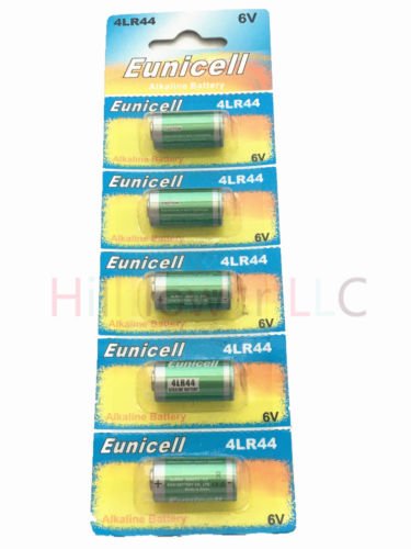 60 piezas batería alcalina 4LR44 6V Hillflower miniatura 2