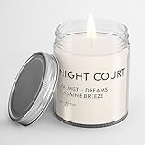 NIGHT COURT Book Lovers' Candle | Book Scented Candle | Vegan + Cruelty-Free + Phthalate-Free