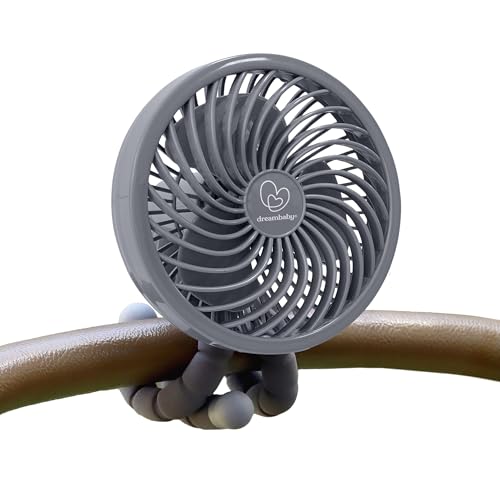 Image of Dreambaby Smart Grip Deluxe Fan, Octopus Wrap Around Legs, Adjustable, Battery Operated