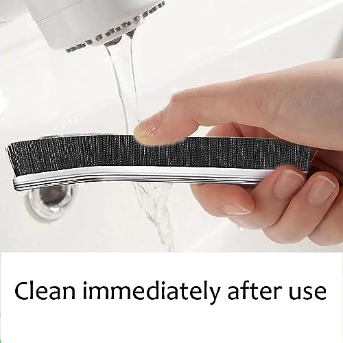 Image of Yikko 3PCS Gap Cleaning Brushes, Multifunctional Use Hard-Bristled Crevice Cleaning Brush for Household, Hand-held Groove Deep Cleaning Brush for Bathroom Kitchen Floor Tiles Window Door Slots (3)