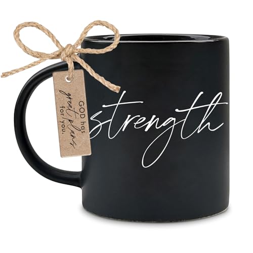 Taza de cerámica Inspirational Strength 18 oz miniatura 1