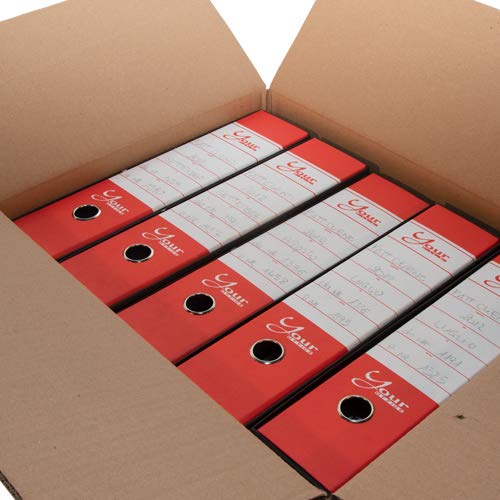 Kit Scatole Trasloco 15 Pezzi cm 45x36x30 – Cartone Doppia Onda Colore Avana Resistenti + 1 Nastro Adesivo Fragile Omaggio – Ideali per Faldoni