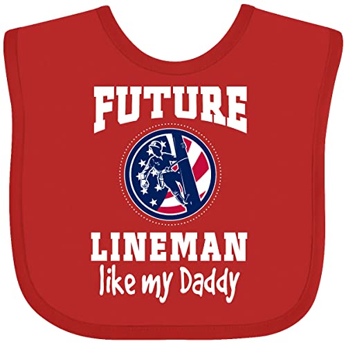 inktastic Future Lineman Like Daddy Baby Bib
