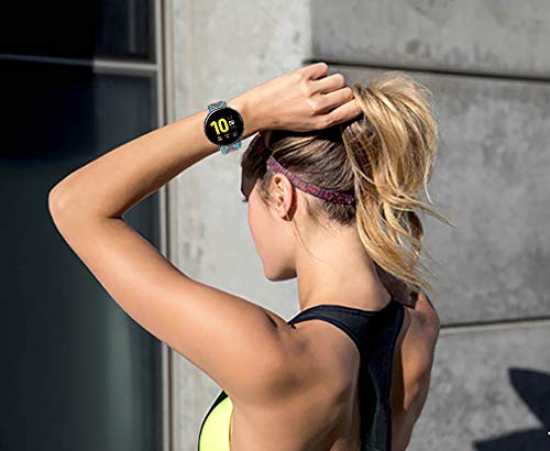 Elastic Bands for Galaxy Watch 7/6/5/4 Bands 44mm 40mm/5 Pro Strap 45mm, Samsung Galaxy Watch 6/4 Classic Band 43mm 42mm 46mm 47mm/Active 2/3 41mm Women Men, 20mm Stretch Nylon Wristband - image 5
