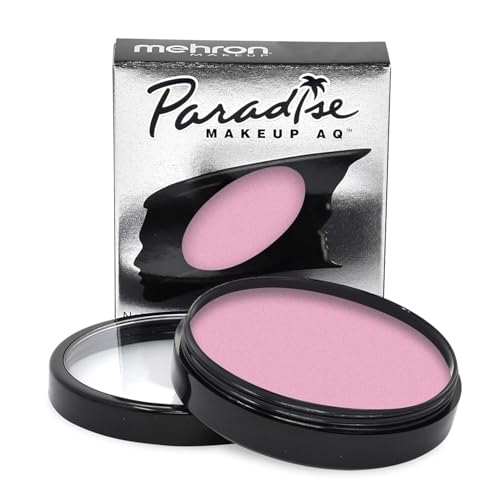 Image of Mehron Makeup Paradise Makeup AQ Pro Size | Stage & Screen Performance, Face & Body Painting, Beauty, Cosplay, and Halloween | Water Activated Face Paint, Body Paint 1.4 oz (40 g) - Pastel Mauve