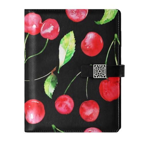 Amazon.co.jp: システム手帳 完熟し たさくらんぼ 果物 A5サイズ