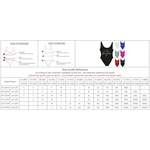 Bride One Piece Swimsuits Women Bridesmaid Bridal Swimwear Sexy Backless Bachelorette Party Bathing Suits Summer Vacation2