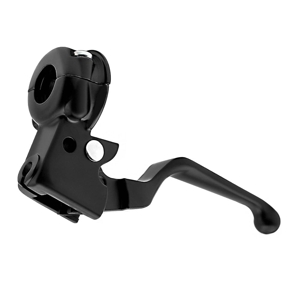 Levier d'embrayage et support de montage pour Harley Davidson Sportster 883 1200 Softail Dyna Electra Glide Road King Fat Boy Night Train Street Bob (Noir)