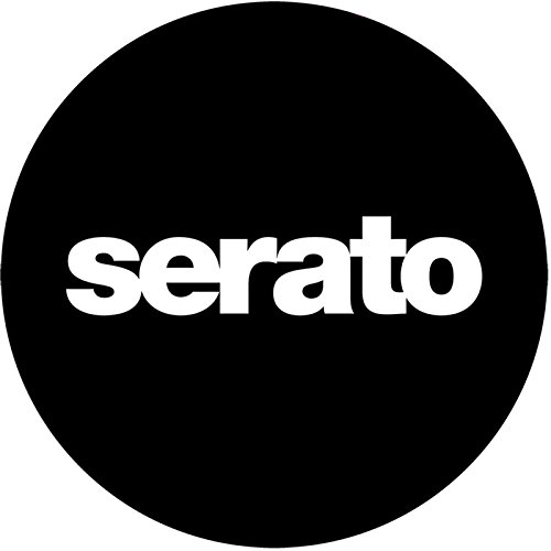 Serato DJ Slipmat (OSA-SM-BLK-BR) , Black