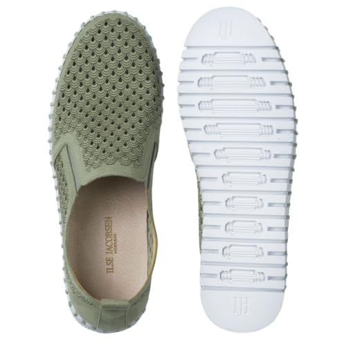 Image of Ilse Jacobsen HORNBAEK Women's Tulip Slip-On Flat | Elastic Side Panels | Lightweight Flexible Comfort.