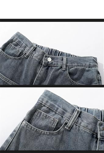 Men's Classic Draped Loose Retro Straight Slim Wide-Leg Jeans2