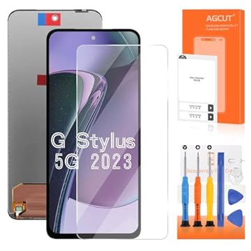Substituição de tela para Motorola Moto G Stylus 5G 2023 para monitor para Moto G Stylus 5G 2023 LCD XT2315 XT2315-5 XT2315-1 Peças de reparo de montagem de tela sensível ao toque de digitalizador LCD