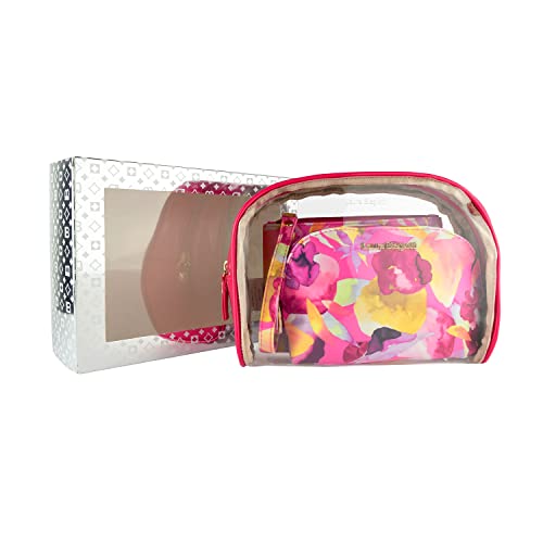 Laura Biagiotti Women's Clutch Bag, Set 3 Piece Waterproof Travel Beauty Case, Make Up Bag and Cosmetic with Box - Image 2