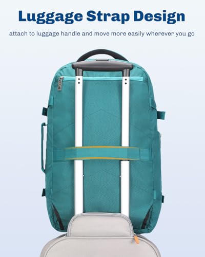 Image of Hynes Eagle Travel Backpack 40L Flight Approved Carry on Backpack Men Large Cabin Weekender Laptop Backpack Women 15.6 inches