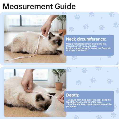 Image of Touchdog Soft Cat Cone Collar, Waterproof Recovery Collar for Cats After Surgery, Lightweight Elizabethan Collar for Kittens, Small to Large (Blue, XS)