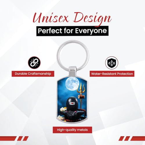 Image of Stylish Metal Keychains with Permanent Glossy Print - Inspirational Quotes & Spiritual Designs - Perfect Key chains for loved ones, Personal Use, Gifts & Return Gifts