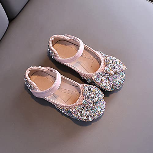 Generic Girls Jelly Shoes Size 12 Girls' Single Shoes Spring and Autumn Colored Diamond Bow Knot Small Medium Kids Girls Slides3
