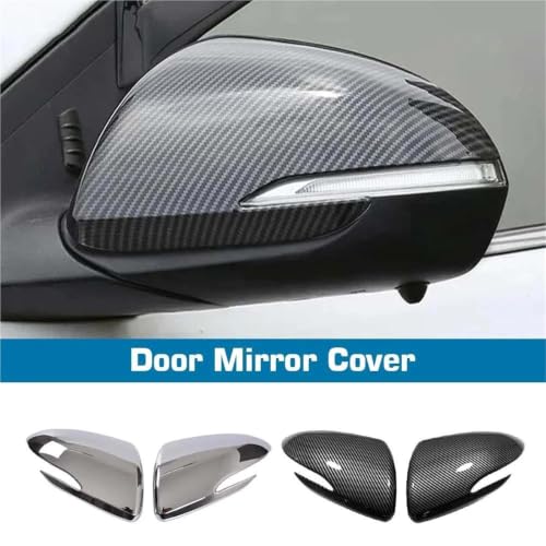 Cache rétroviseur Kia Stonic rayé ? Solution coque carbone ABS
