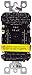 Leviton GFCI Outlet with Guidelight, 20 Amp, Self Test, Tamper-Resistant with LED Indicator Light, Replaces Plugged in Night Light, GFNL2-W, White