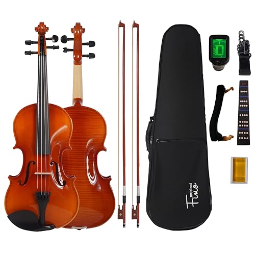FINO 4/4 Violin Full Size Kit for Beginners (Plywood, Full) (wood)