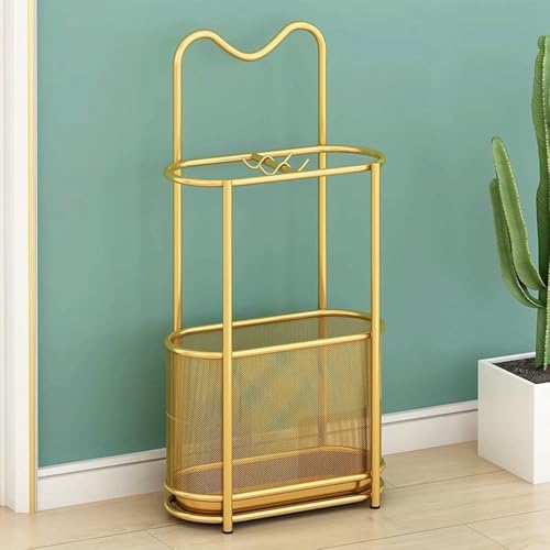 Porte-parapluie en métal robuste avec plateau de récupération