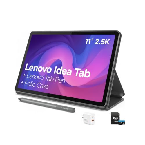 Image of Lenovo Idea Tab 11 inch WiFi 128GB 4GB RAM Tablet +128GB microSD +45W USB-C Charger