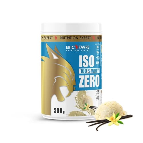 Proteína Iso zero 100% Whey - vainilla - Eric Favre (500g, Vainilla)