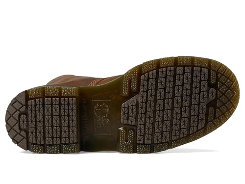 Image of Dr. Martens Unisex 1460 Slip Resistant Lace-Up Boots, Dark Tan, Mens 8, Womens 9, Medium