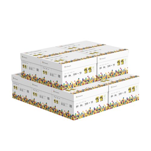 Infowerk PEFC - Papel para impresora (50000 hojas, 100 x 500 mm, A4, 80 g), color blanco brillante