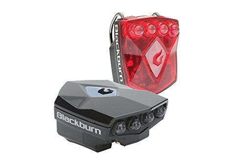 Blackburn Flea 2.0 Front Headlight and Rear Light Combo with USB Charger, Black