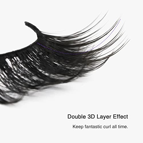 OBEYA 10 coppie ciglia finte Wispies occhio ciglia...