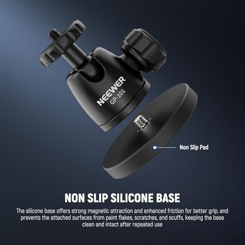Image of NEEWER Basics Magnetic Action Camera Mount for Car Video Recording, GP-101