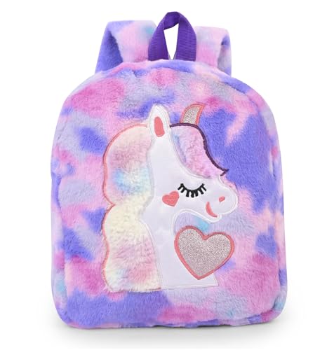 Image of ADISA Kids Backpack Toddler Bag Back Pack Plush Cartoon for Girls and Boys 1-5 Years