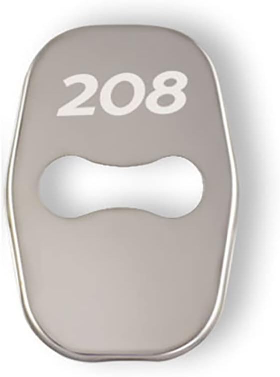 RUPT 4 Pièces Couverture Serrure Porte Voiture Pour Peugeot 208