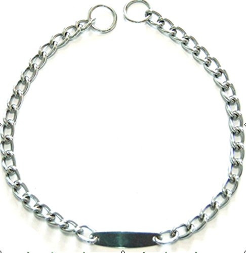 GOG Dog Pet Collars Chrome Stainless Steel P Chock Metal Chain Training 4mmx50cm