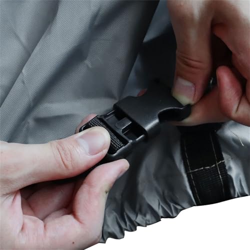 Image of munirater 14Ft Boat Cover Heavy Duty Trailerable Replacement for Jon Boat Grey