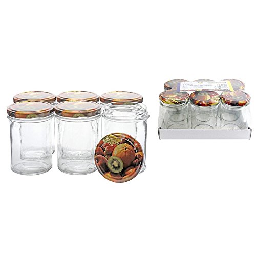 Preisvergleich Produktbild Dosen-Zentrale Einkochglas 6er-Set mit Twist-off Deckel Frucht