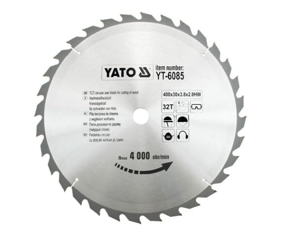 Yato yt-6085 Hartmetall-Kreissägeblatt 400x 32x 30mm