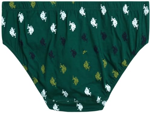 U.S. Polo Assn. Mens Underwear Briefs - 5 Pack Cotton Tag Free Low Rise Briefs Underwear for Men Pack with Contour Pouch