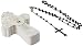 Precious Moments,  This Is The Day The Lord Has Made Bisque Porcelain Box With Black Faux Pearl Rosary, For Boy, 153405
