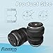 FLOVENTIS 2Pcs Universal Air Ride Suspension Spring Bags Double Bellow Standard 5000 lbs for Chevy/GMC/Ram/Ford Trucks Air Suspension Bags Kit