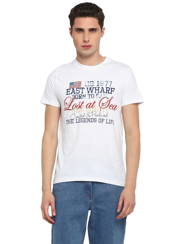 american crew Printed Round Neck T-Shirt for Men-picture-35