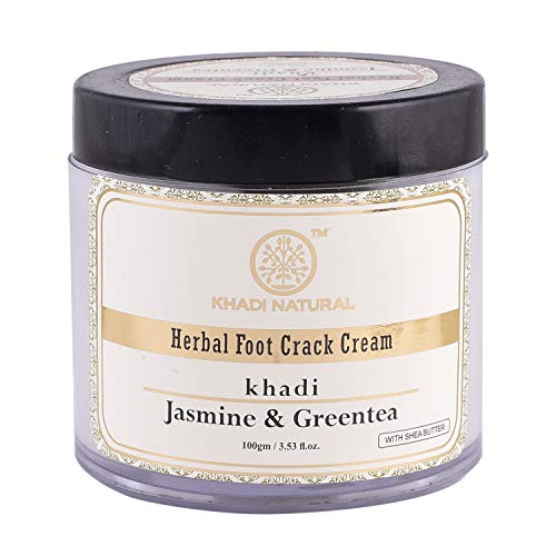 Khadi Natural Herbal Jasmine and Green Tea Herbal Foot Crack Cream (100 g)