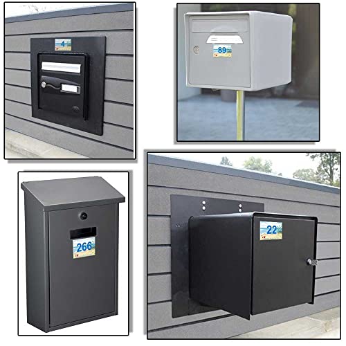 Targa PVC numero casa decorativa - per porta e