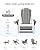 Ciokea Folding Adirondack Chair 2 Pack, Patio Adirondack Chair Weather Resistant, Plastic Fire Pit Chair with Cup Holder, Lawn Chair for Outdoor Porch Garden Backyard Deck (Grey)
