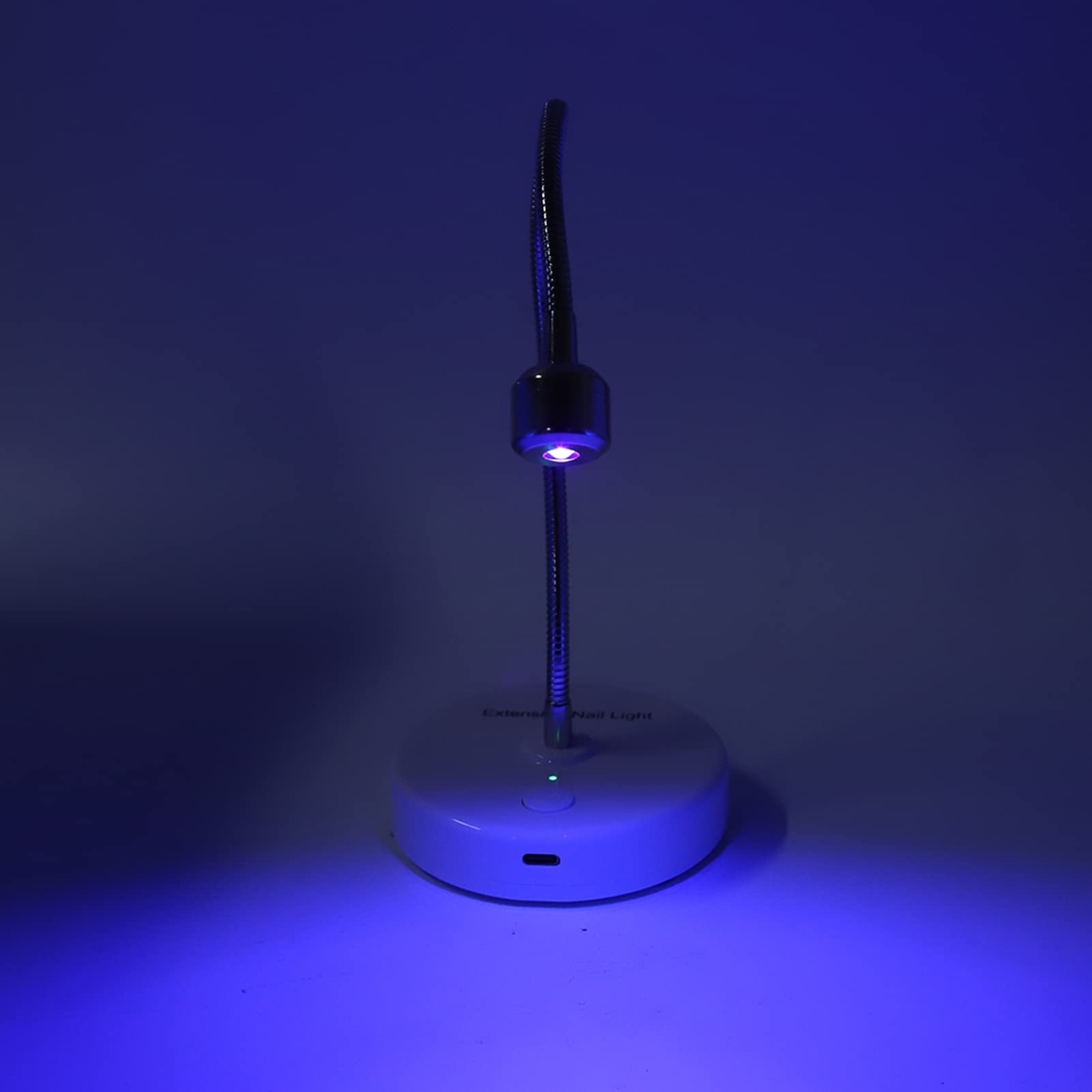 Lampada per Unghie Flessibile con Batteria, Tipo C Ricarica 3W LED Asciugatrice per Unghie, Mini Lampada per Unghie Portatile per Fai Te Domestico