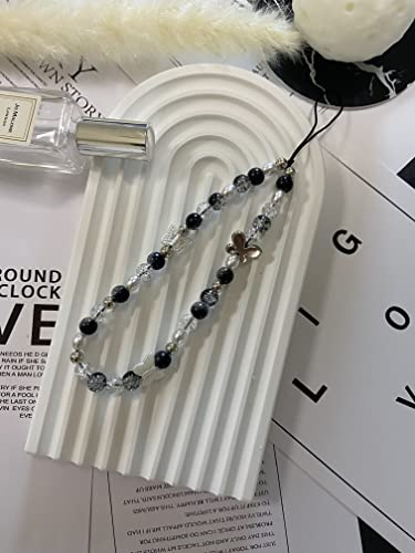 Aoerun Beaded Phone Charm Y2K Phone Strap Charm Handmade Cell Phone Lanyard Wrist Strap Kawaii Acrylic Beads Cell Phone Chain #TOP2